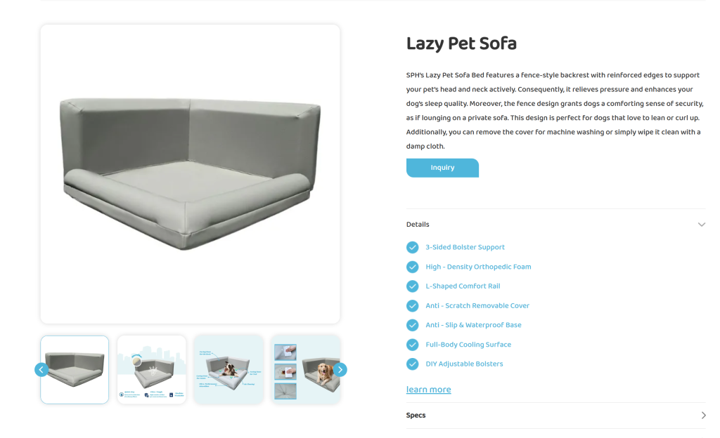 SPH Lazy Pet Sofa